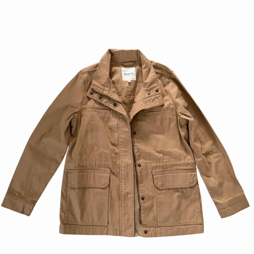 Madewell Tan Utility Jacket - Lightweight Field Coat